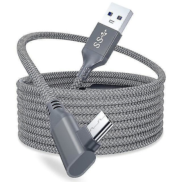 Kompatibel med Oculus Quest 2 Link-kabel 5m USB 3.0 snabbladdningskablar Kompatibel med Quest2 VR dataöverföring snabbt