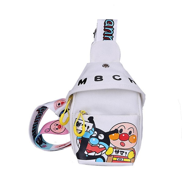 Flickslinga i Canvas för Flickor, Crossbody-väska med Justerbar Rem för Dagstur Vandring Resor