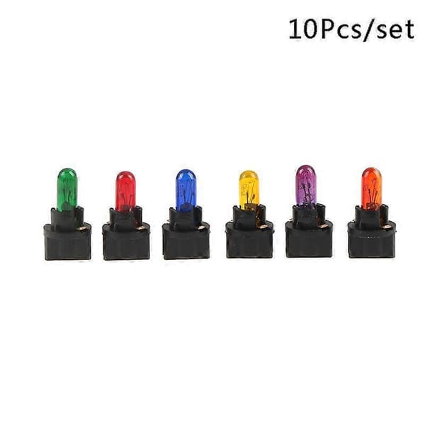[LCS]10st T5 T6.5 LED-lampa W1.2W bilinteriörbelysning instrumentbräda värmeindikator red