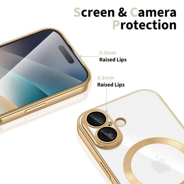 [LCS]Tech-Protect iPhone 17 Deksel MagSafe MagFlex Shiny Gold 60