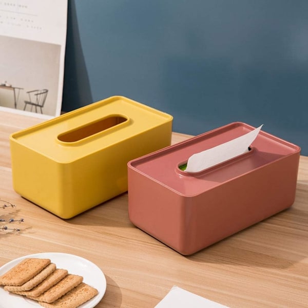Praktisk Papirholder Firkantet Papirholder Ansigtsservietholder Papirholder Dispenser Køkkenbord Tandstik Skrivebord