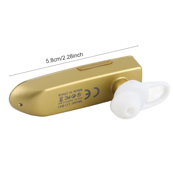 Trådlösa Hörlurar Bekväma Bluetooth 5.0 Handsfree Samtal Enkel Öronsnäcka för Bilkörning Resor