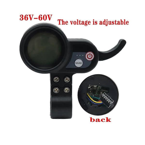 Elektrisk skoter dubbeldriftkontroller JP 48V 52V 60V 25A 50A borstlös kontroller AB främre bakre drivenhetskontroller kit, 2 Black