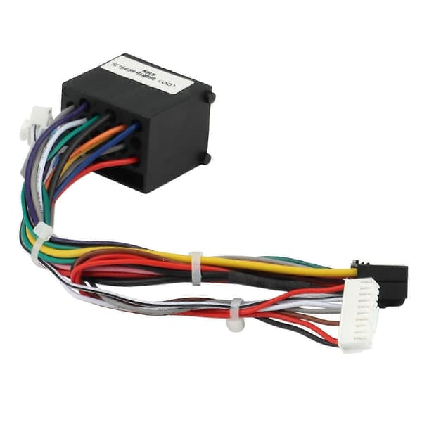 Lämplig för BMW E46/E39/E53 16-stifts strömkabeladapter för Android Stereo Black