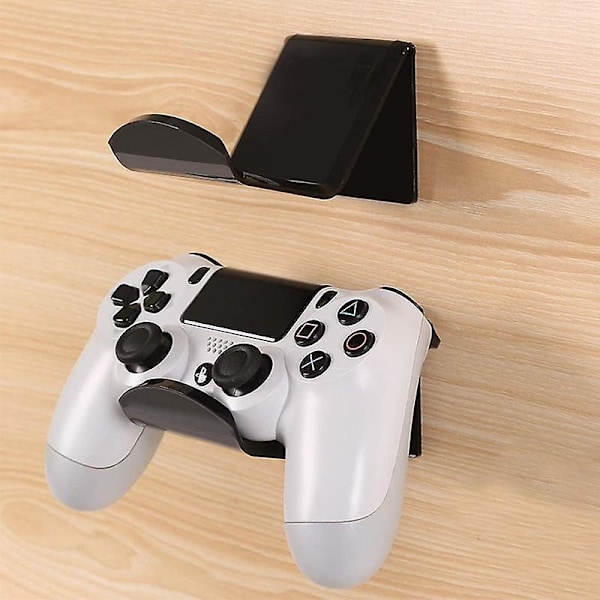 1 st hörlurshållare väggmonterad headsethållare akryl spelkontrollhållare för x-box one ps5/ps4 speltillbehör 3