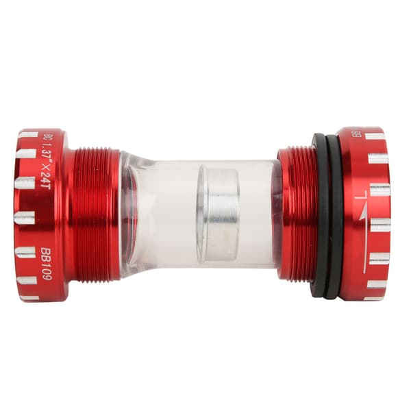 [LCS] Integrated Hollow Bottom Bracket for Mountain Bikes with Press-Fit Bearings, Red