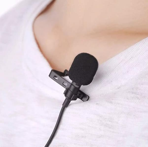 Lavalier mikrofon clip-on reversmikrofon 4-bens mini XLR bodypack-sender