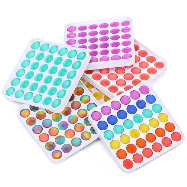 Cirkelformad Pop It Bubbel Popping Spel Red