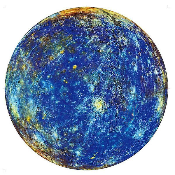 Pussel för vuxna tonåringar 1000 bitar, Planet Stort runt pussel svårt och utmanande Mercury
