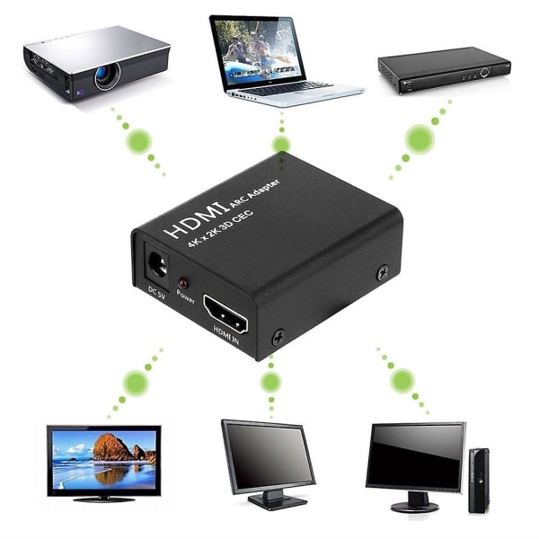 Ny HDMI ARC-adapter till HDMI + Optisk/Toslink Ljudomvandlare 4
