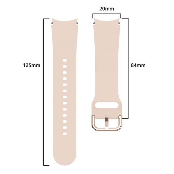 Silikonrem för Samsung Galaxy Watch4 40mm Pink