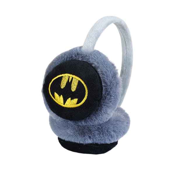 Høreværn kompatible med børn, drenge og piger, superhelt, bløde, varme, vinterørevarmer, gave Batman