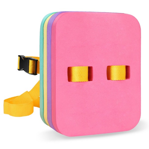 Uimakelluke Vaahtomuovinen Selkäuintilauta Solkivyöllä Lasten Uinnin Harjoitteluun Pink U-shaped Floating Plate