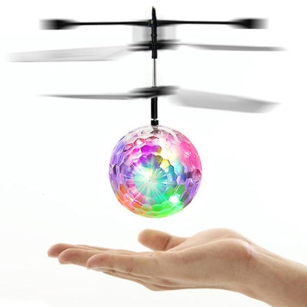 Flying Ball Led självlysande barnleksaker Magic Sensing Helikopter Elektronisk infraröd induktionsflygplan