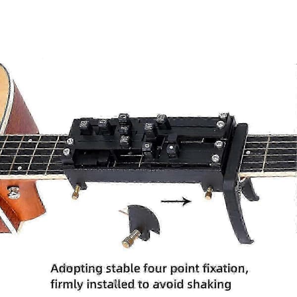 Gitarrinlärningshjälpmedel med 16 ackord, Gitarrackordtränare Folkgitarrackordinlärningssystem för gitarrnybörjare