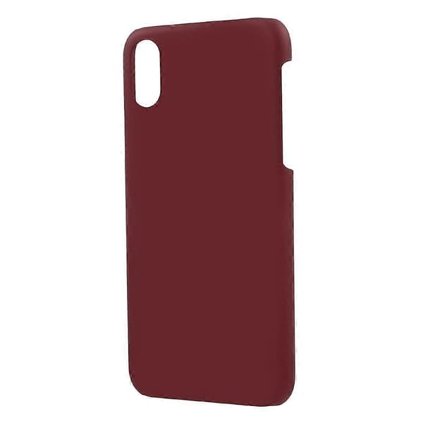 [LCS] Gummiert hardplastdeksel til iPhone X XS 5,8 tommer - Svart Multicolor Wine Red