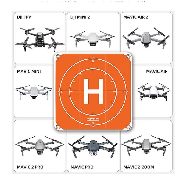 50cm Vattentät Drönare Landningsplatta, Drönarförkläde För Dji Mini 2/air 2s/mavic