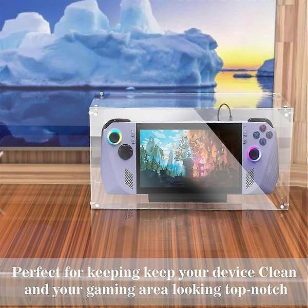 Universal transparent gamepad förvaringslåda för Ally/ / konsol dammtätt skyddsfodral