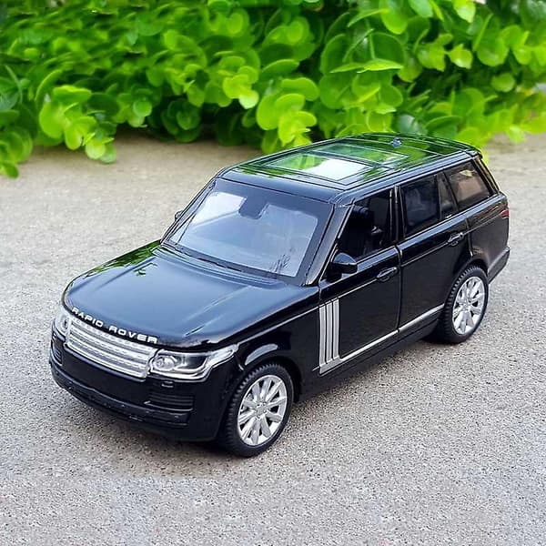 [LCS]1:32 Leluauto Range Rover SUV Metallinen Leluauto (Musta)