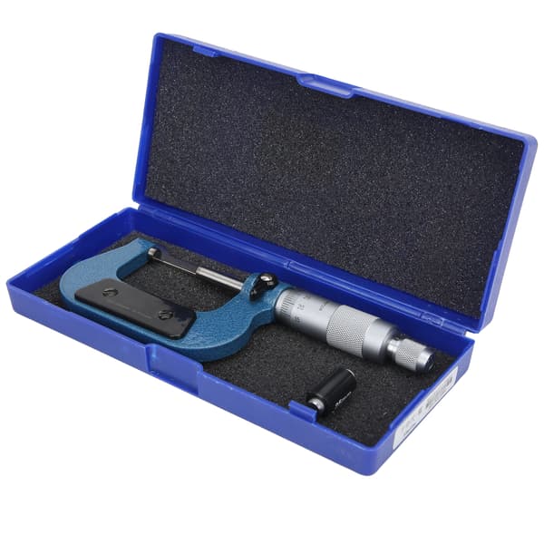 [LCS] Spiral Micrometer Set 25-50 mm External Measurement Mechanical Lock