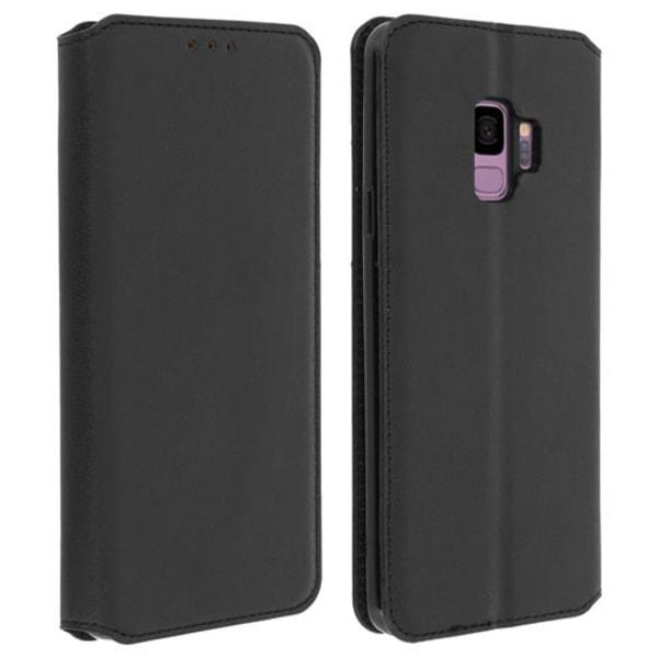 Galaxy S9 case Cover Korthållare Stödfunktion Svart