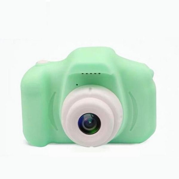 Børne HD Digitalkamera 2 Tommer Manuelt Enkelt Linse Kamera USB Genopladeligt 800w Pixels Videokamera Blue 16G Memory Card