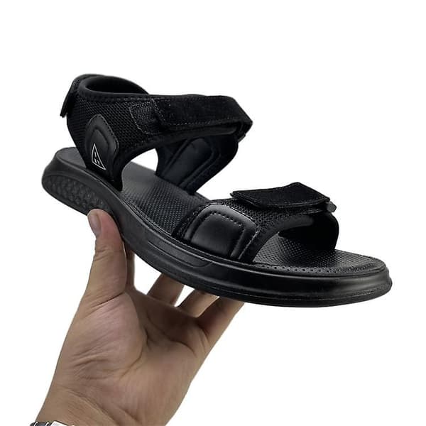 [LCS] Åndbare afslappede sandaler til mænd, flade skridsikre strandsko 41