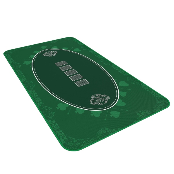 Pokerdesigner Pokermatta Grön 180 X 90 Cm, Lämplig för ditt eget pokerbord-lyx pokertyg-poker Matta-poker cover