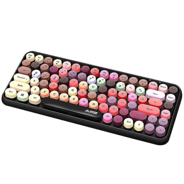 Qwert Bluetooth iPad Tastatur Trådløst Gaming Tastatur Retro Typ