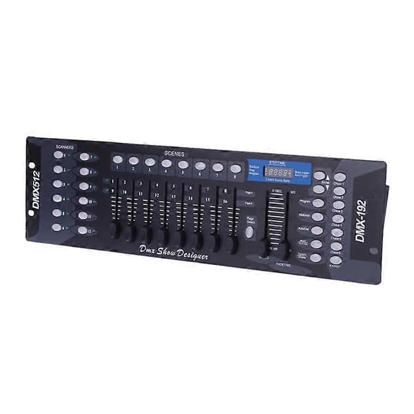 [LCS]192 kontroller scenelys DJ-utstyr konsoll EU-plugg Black