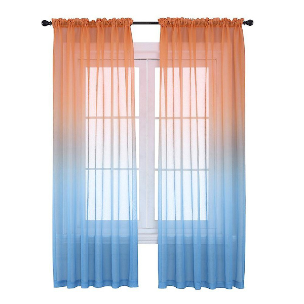 Faux Lin Gardin For Soverom Blue 1.32*2.44m