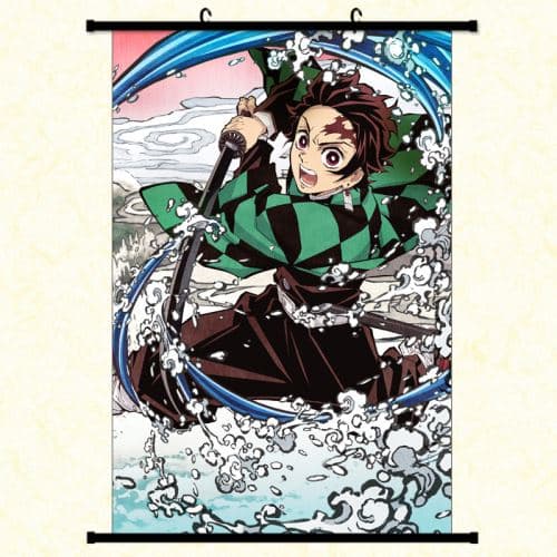 [LCS]Vattentät canvasaffisch med PVC-ram - Demon Slayer (#780
