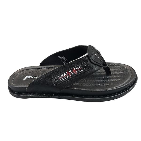 [LCS]Flippfloppsandaler i avslappnat läder för män 40