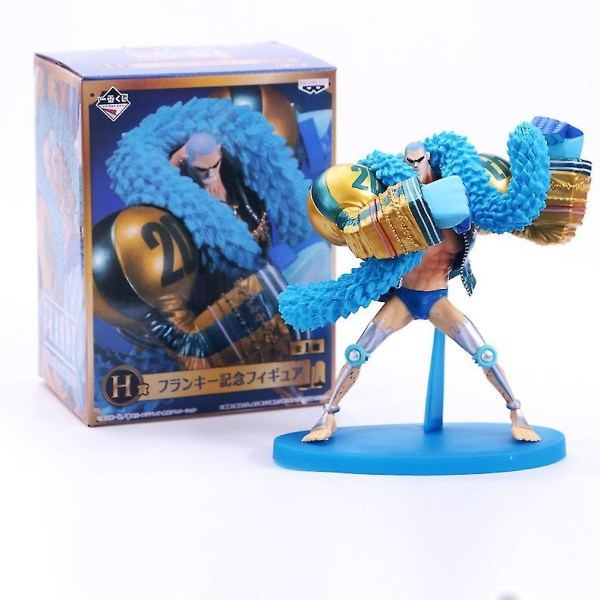 One Piece Blå Franky 20-årsjubileumsfigur Leksak