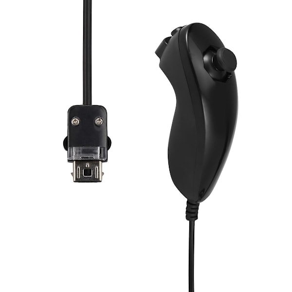Wii Nunchuck Controller, Nunchuck Controllere Til Nintendo Wii Videospil Black