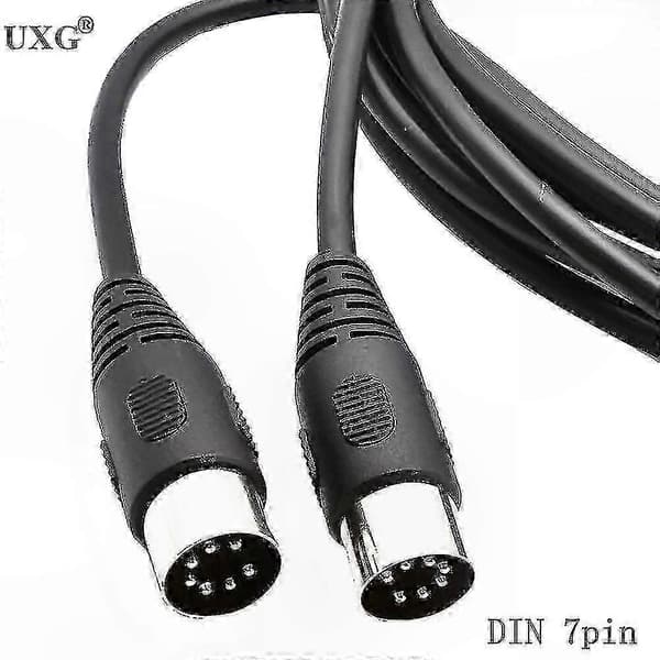 1m 1.5m Han til Han 7-bens DIN MIDI Controller Interface Kabel til Musikenheder 1.5M