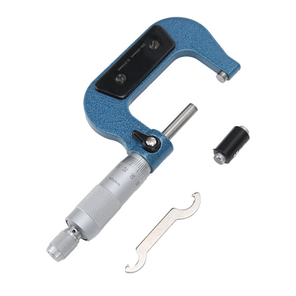 [LCS] Spiral Micrometer Set 25-50 mm External Measurement Mechanical Lock