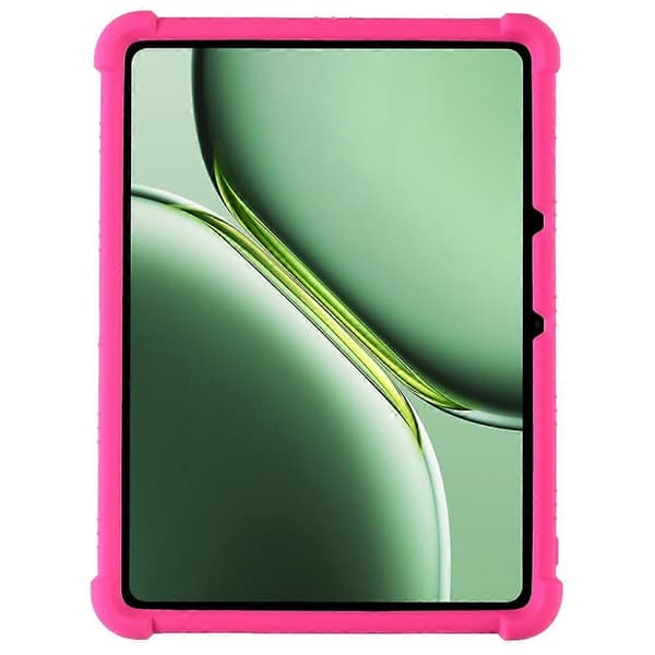 [LCS]AS För Oppo Pad 3 OnePlus Pad Pro Silikonskal med Stöd Robust Skyddsfodral - Grön Multicolor Rose