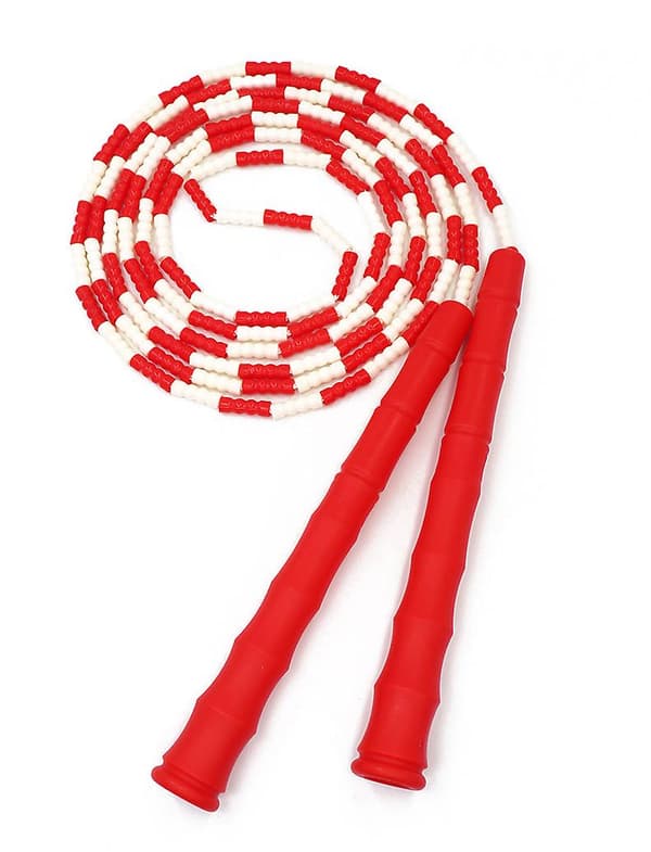 [LCS] Takertumaton segmentoitunut pehmeä helmellinen hyppynaru red