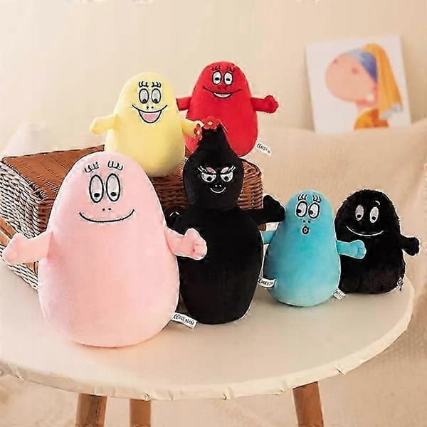 [LCS]9st. Tecknad Barbapapa Plysch Mjuka Leksaker