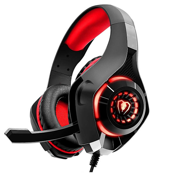 Gaming Headset med Mikrofon Red