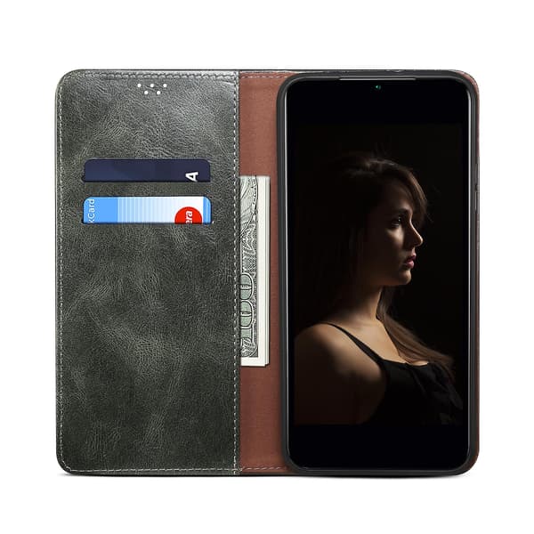[LCS]Läderfodral kompatibelt med Huawei nova 9 SE Green