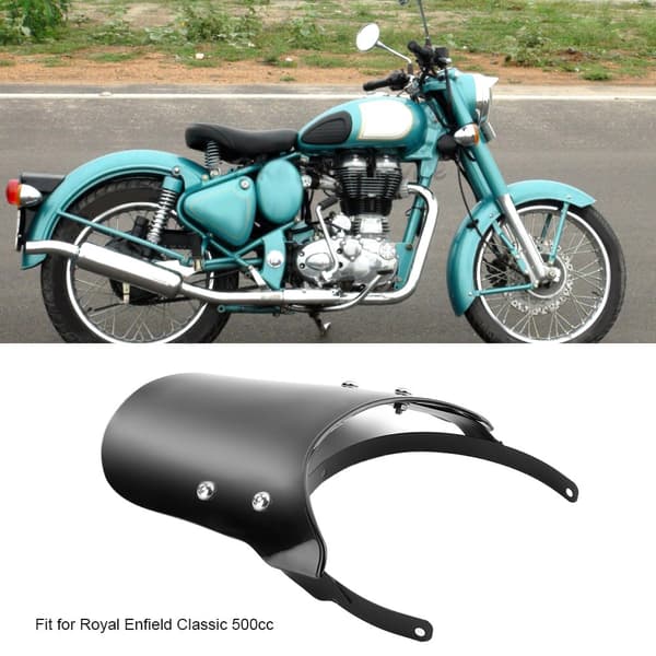 [LCS]Royal Enfield Classic 500cc Motorcykel Forrude Sort