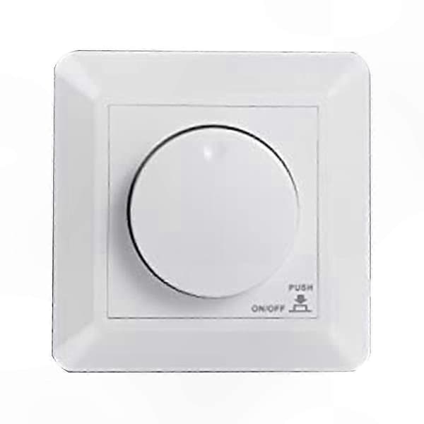 Dimmerströmbrytare för LED och Halogen, 5-300W Infälld Belysningskontroll White