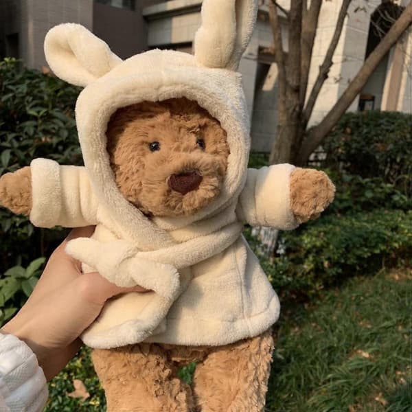 [LCS] 26 cm plysjleketøy komfortdukke bamse