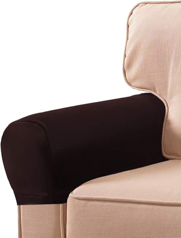 [LCS]1 par PU læder sofa armlæn betræk til lænestol armlæn, S