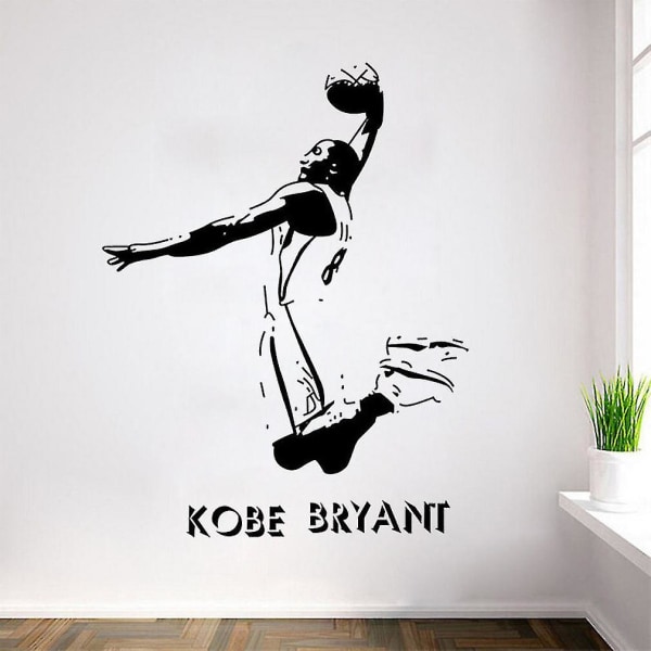 Sportkändisar Kobe Bryant Väggdekaler Pojkrumsinredning