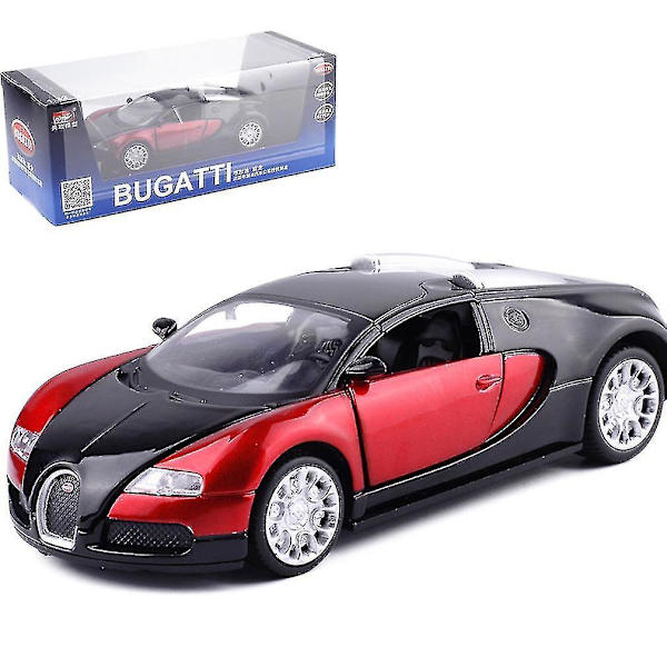 Samleobjekt Legering Støpt Bilmodell 1/32 Bugatti Veyron Kjøretøy