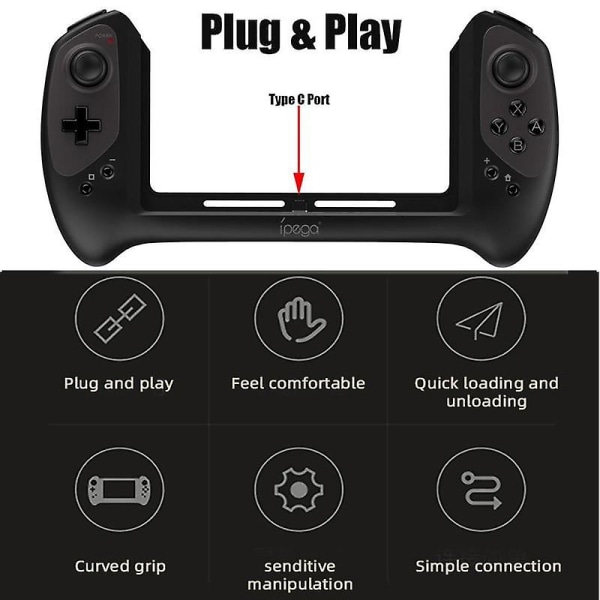 Trådlös USB för nintendo switch controller gamepad joystick kontroll game pad mando command gaming trigger pro konsol gamepad Without box