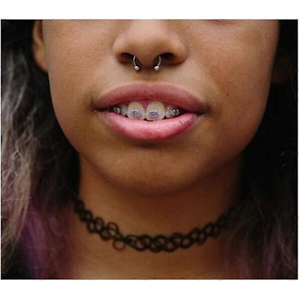 Magnetisk Septum Næsering Hestesko Rustfrit Stål Fake Næse Septum Ringe Ikke-Piercade Clip On Næsebøjle Ringe